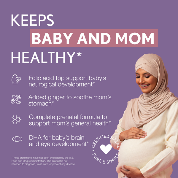 Mom Bundle- Prenatal Vitamins DHA + Ginger Softgel Vitamins